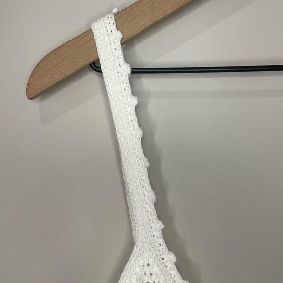 Aritzia Wilfred Evie midi semi sheer crochet midi dress X large - Picture 8 of 16